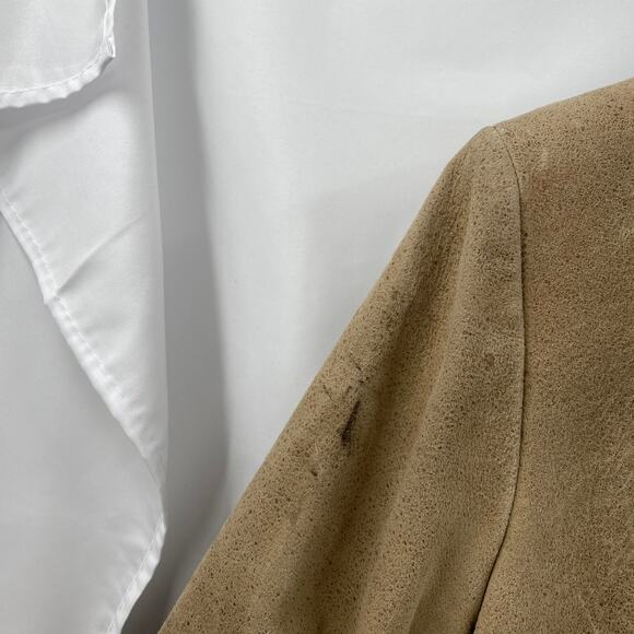 Double D Ranch M Leather Suede weaved jacket - Picture 3 of 6